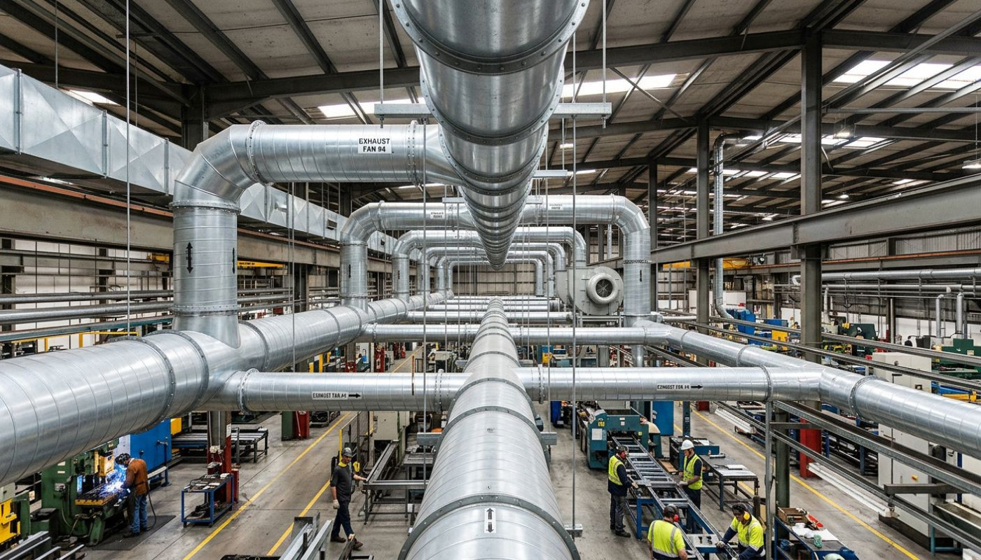 Guide pour la rénovation des systèmes de ventilation dans les industries