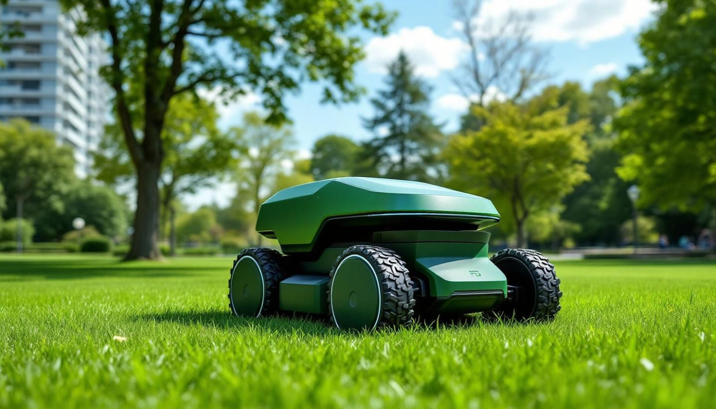 Maximiser l'efficacité de votre robot tondeur pour grands espaces verts
